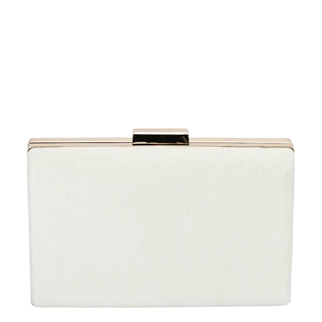 Geanta clutch din catifea bej B18110 05 [4]