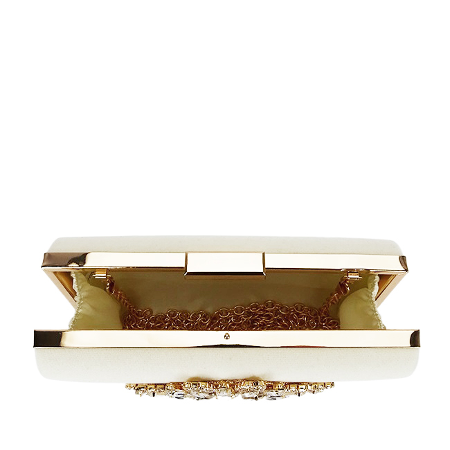 Geanta clutch din catifea bej B18110 05 [9]