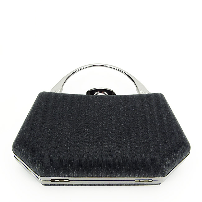 Geanta clutch negru cu cristale si sclipici 55461 06 [5]