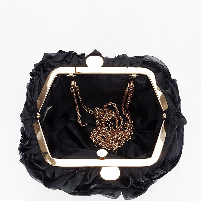 Geanta clutch negru cu model 3D BMN-1241 06 [6]
