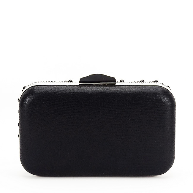 Geanta clutch negru cu perle 1006 05 [6]