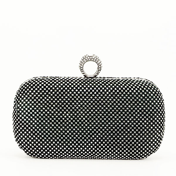 Geanta clutch negru cu pietricele BFL-1061 05 [4]