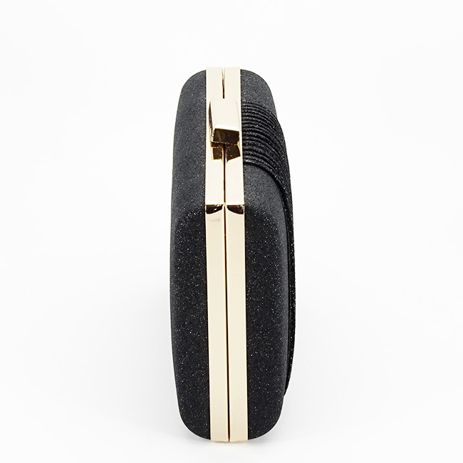 Geanta clutch negru cu sclipici 1009 05 [4]