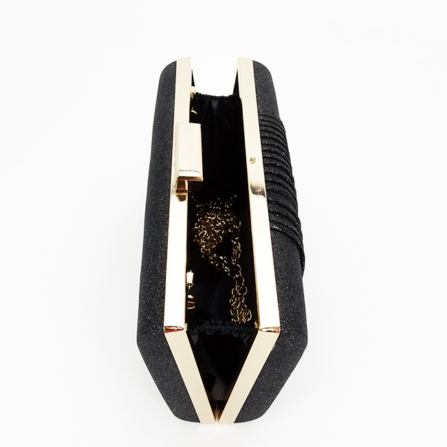 Geanta clutch negru cu sclipici 1009 05 [9]