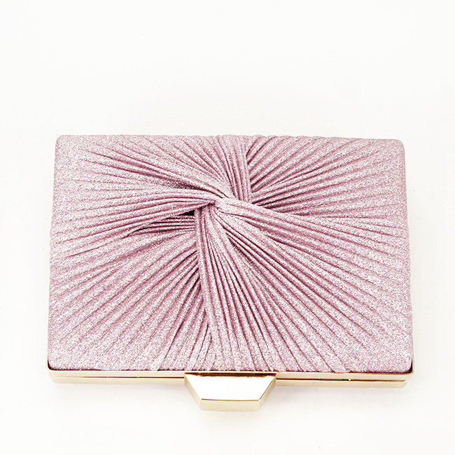 Geanta clutch roz cu sclipici BJH-22706 05 [6]
