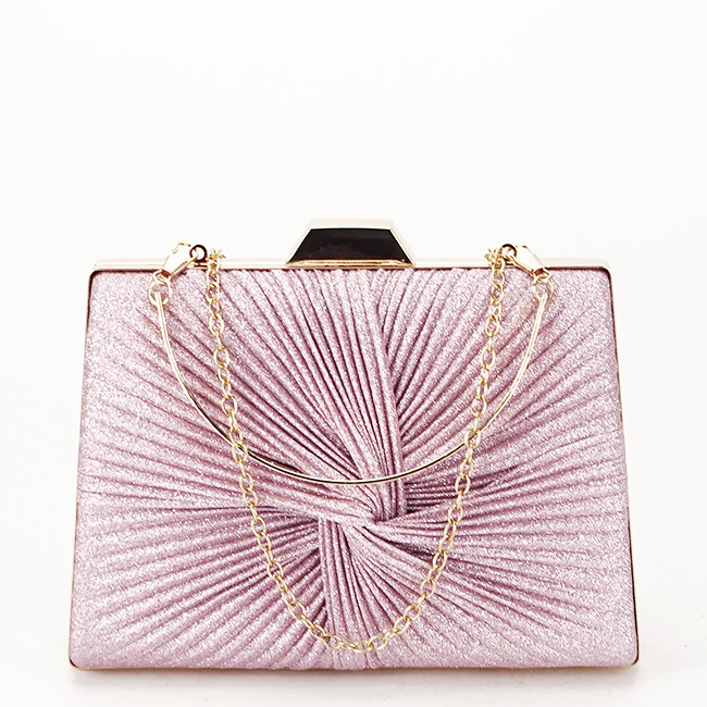 Geanta clutch roz cu sclipici BJH-22706 05 [2]