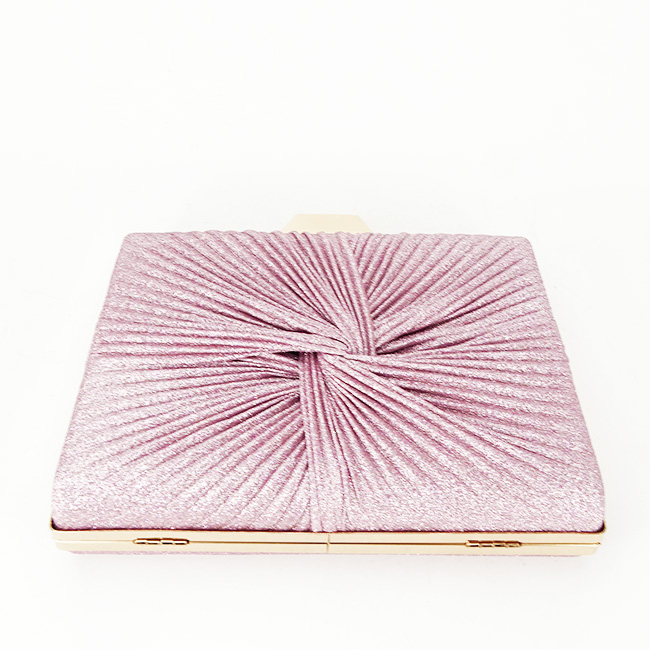 Geanta clutch roz cu sclipici BJH-22706 05 [5]