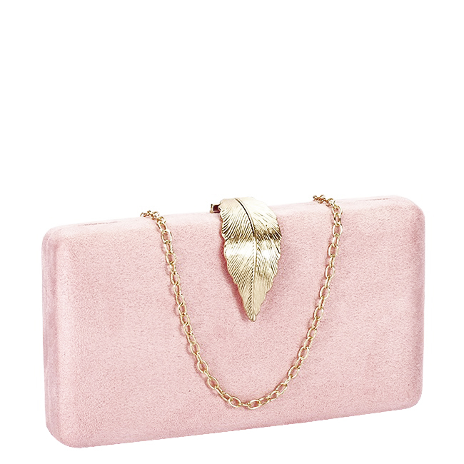 Geanta clutch roz deschis BJH-20273 05