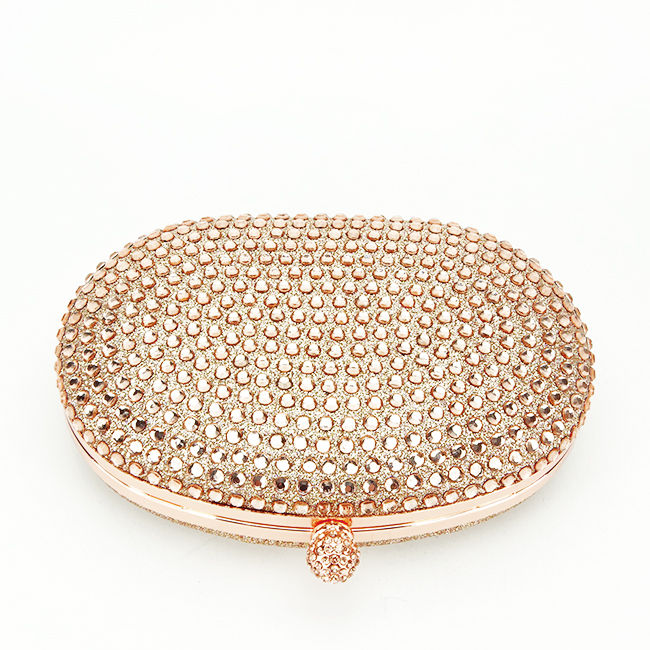 Geanta clutch cu cristale V-190BB 05 Auriu rose [6]