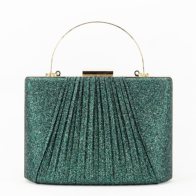 Geanta clutch verde inchis BJH-22704