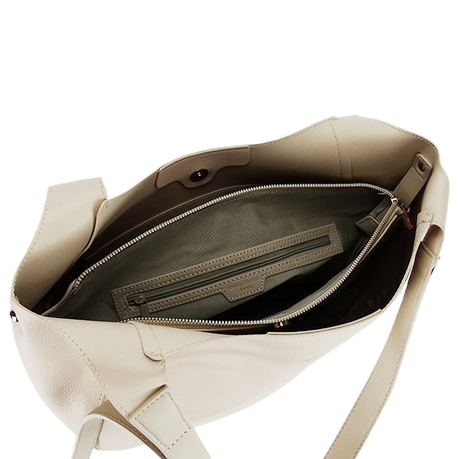 Geanta crem David Jones Paris de talie mare CM8456 M13 [9]