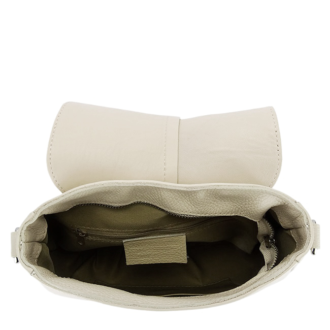 Geanta crem din piele naturala 8960 123 [7]