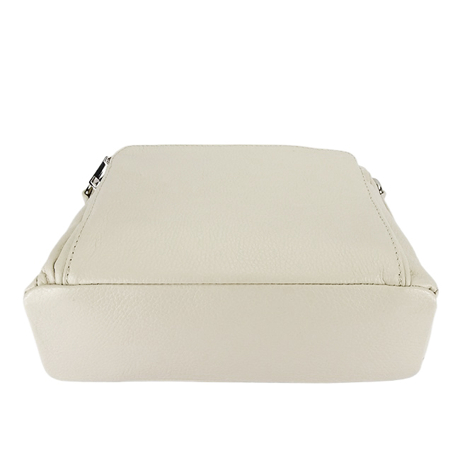 Geanta crem din piele naturala Camelia 124 [5]