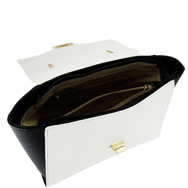 Geanta dama in doua culori DIANA&CO DHJ726-2 M11 Alb [7]