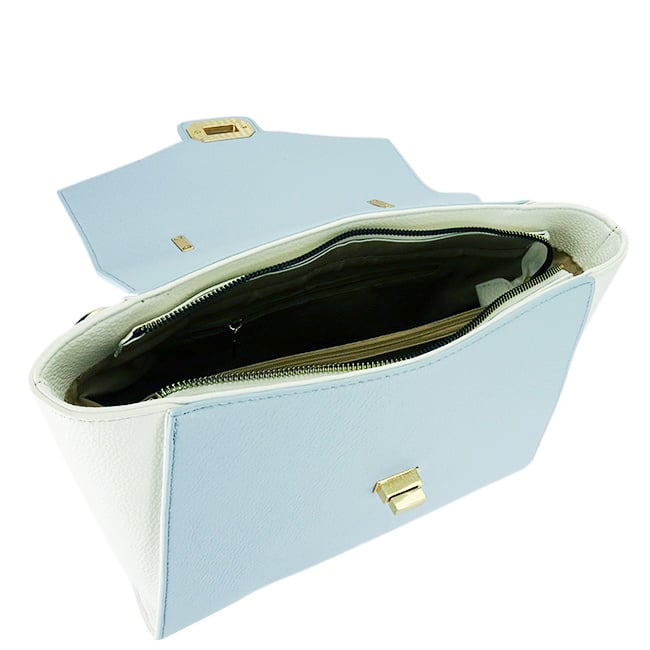 Geanta dama in doua culori DIANA&CO DHJ726-2 M11 Albastru deschis [7]