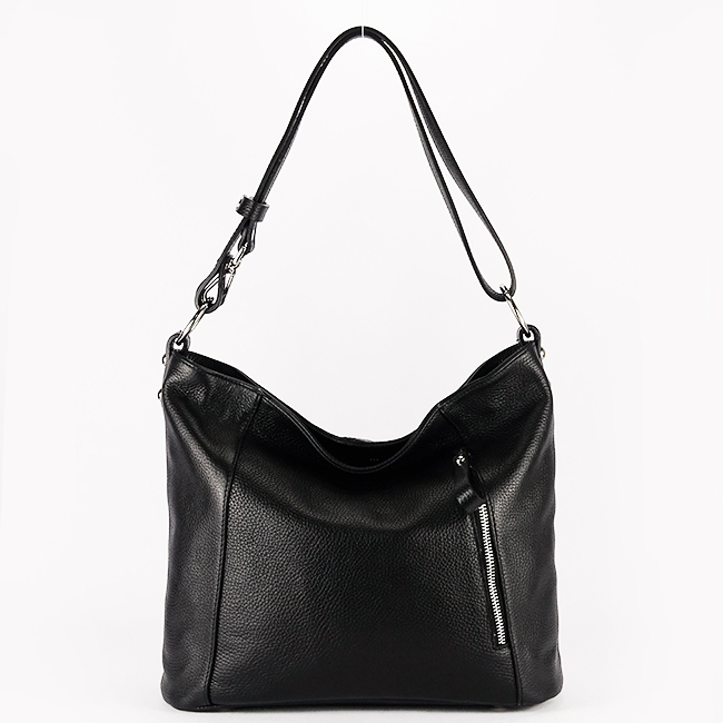 Geanta dama neagra din piele naturala 8913 131