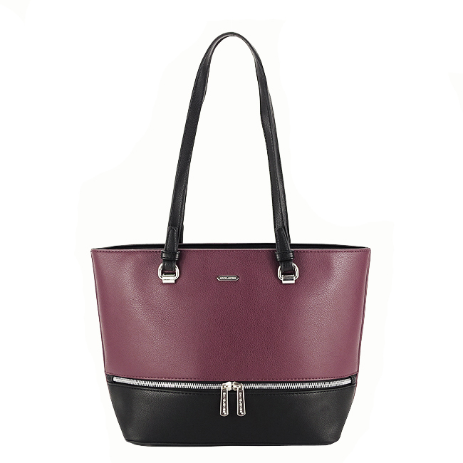 Geanta david jones bordo negru melania 12