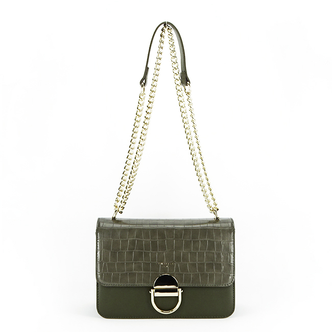 Geanta David Jones Paris CM6550 12 Verde kaki [2]