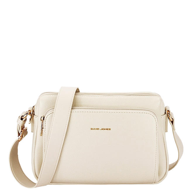 Geanta de dama bej David Jones CM7429 14