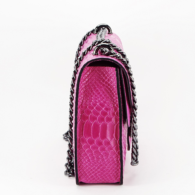Geanta din piele naturala fucsia 1524 123 [3]