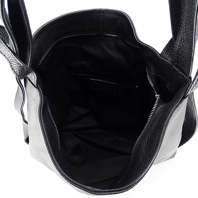 Geanta din piele naturala 2 in 1 negru 8919 132 [8]