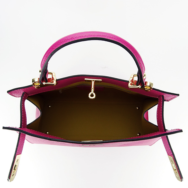 Geanta din piele naturala 8934 119 fuchsia [7]