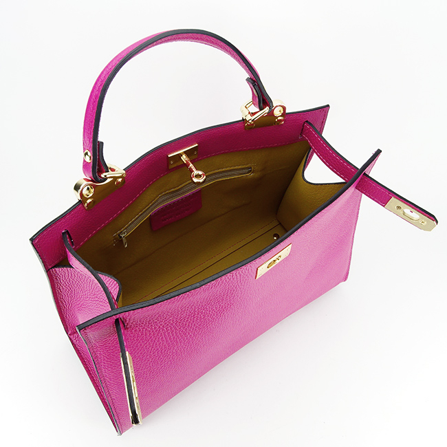 Geanta din piele naturala 8934 119 fuchsia [8]
