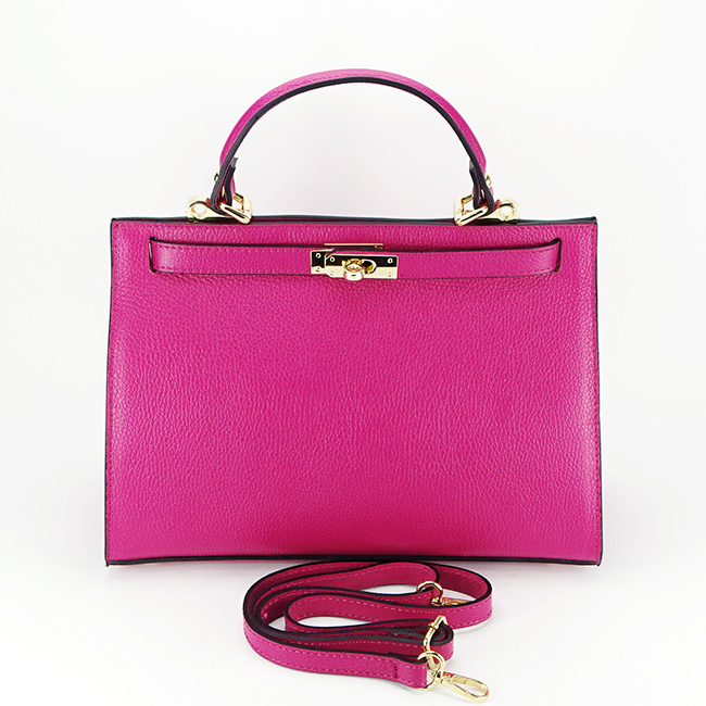 Geanta din piele naturala 8934 119 fuchsia [5]
