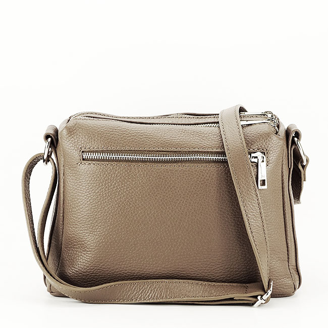 Geanta taupe din piele naturala Camelia 123 [3]