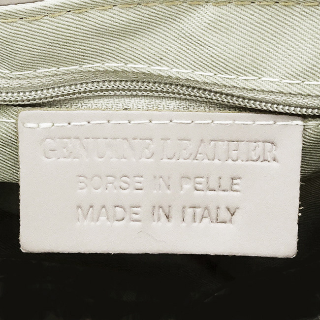 Geanta din piele naturala medie crem 1002 123 [8]