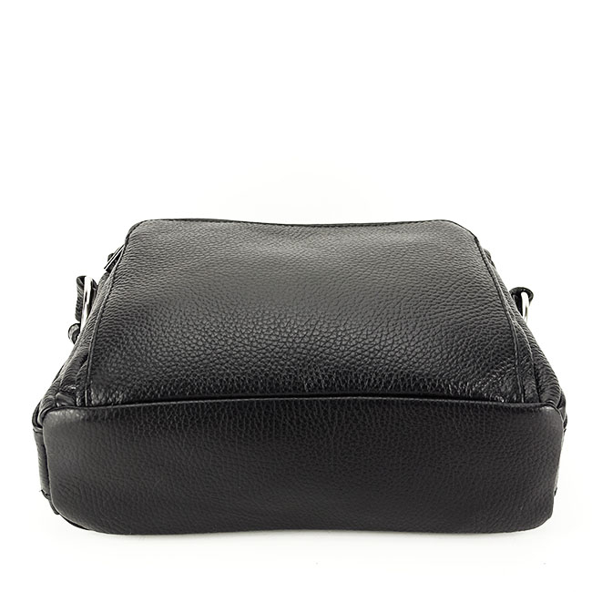 Geanta din piele naturala Camelia 124 Negru [5]