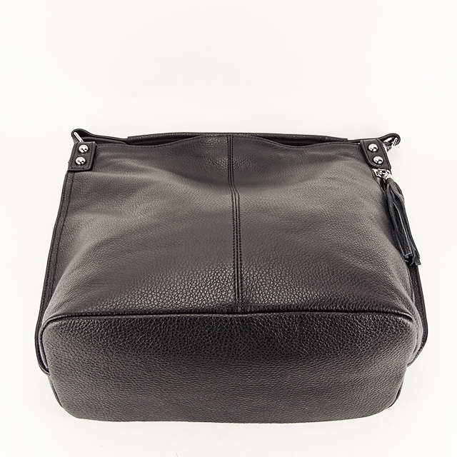 Geanta din piele naturala neagra Suzana 123 [7]