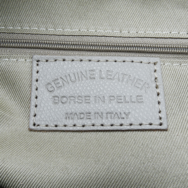 Geanta din piele naturala taupe deschis 1590 123 [9]