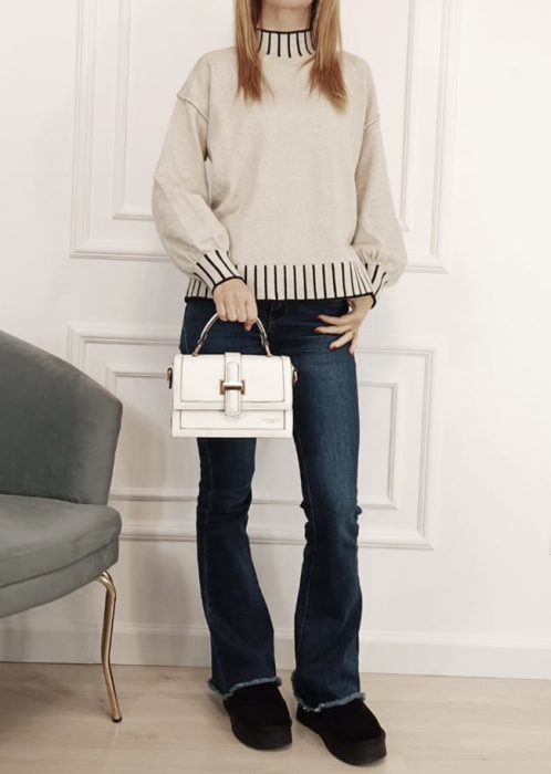 Geanta eleganta alba F3680 14 [2]