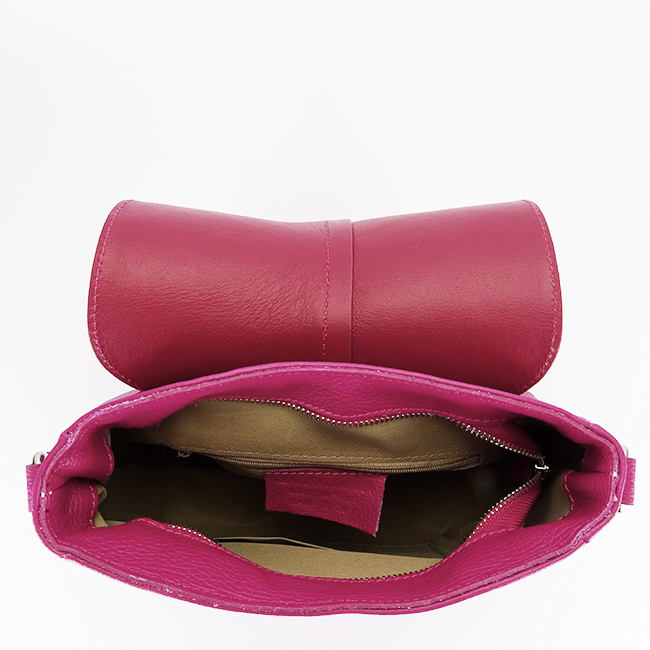 Geanta fucsia din piele naturala 8960 123 [7]