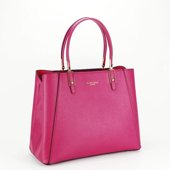 Geanta fucsia Flora&Co Paris de talie mare F2588 11 [2]