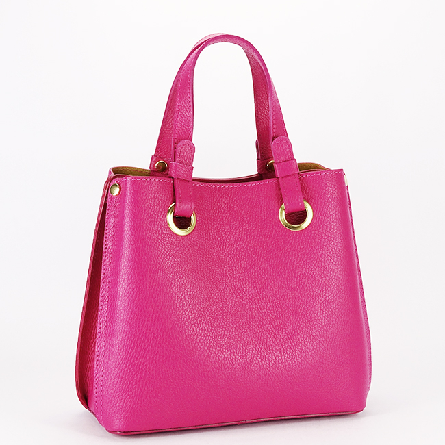 Geanta fucsia medie din piele naturala 8916 129 [2]