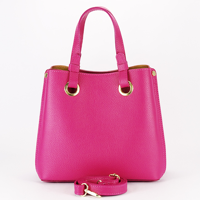 Geanta fucsia medie din piele naturala 8916 129 [4]