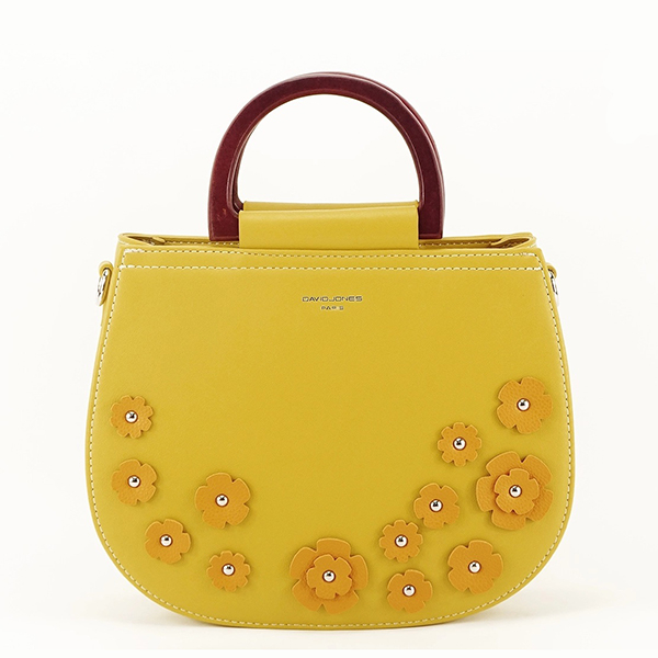 Geanta galben mustar flowers