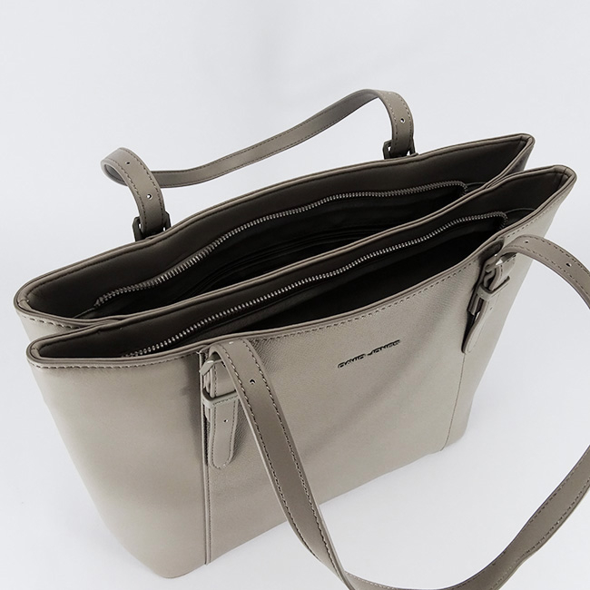 Geanta gri deschis David Jones Paris de talie mare CM7674 M13 [9]