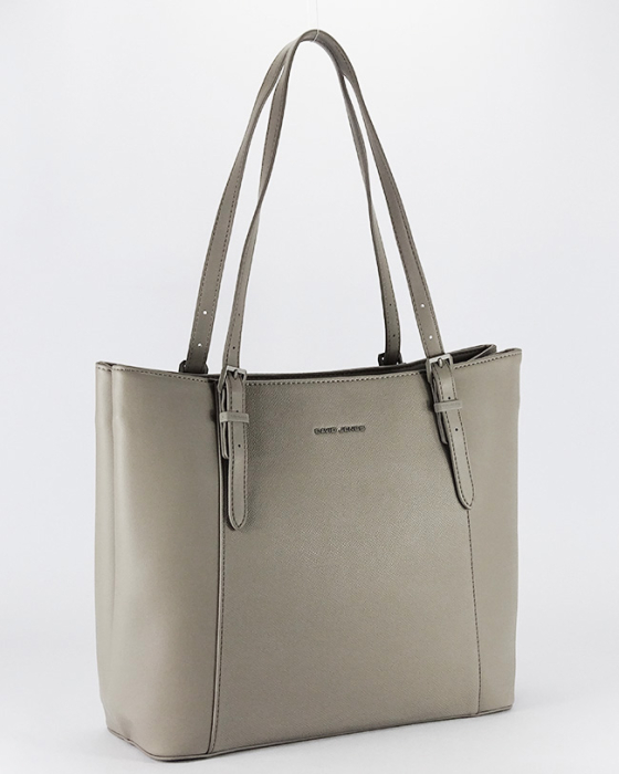 Geanta gri deschis David Jones Paris de talie mare CM7674 M13 [4]