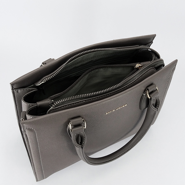 Geanta gri inchis mare David Jones CM7651 16 [9]