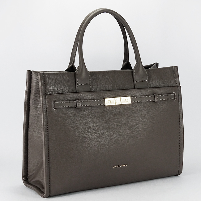 Geanta gri inchis mare David Jones CM7736 17 [4]