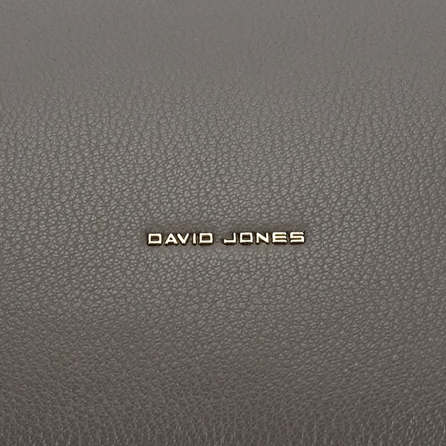 Geanta gri inchis mare David Jones CM7736 17 [10]