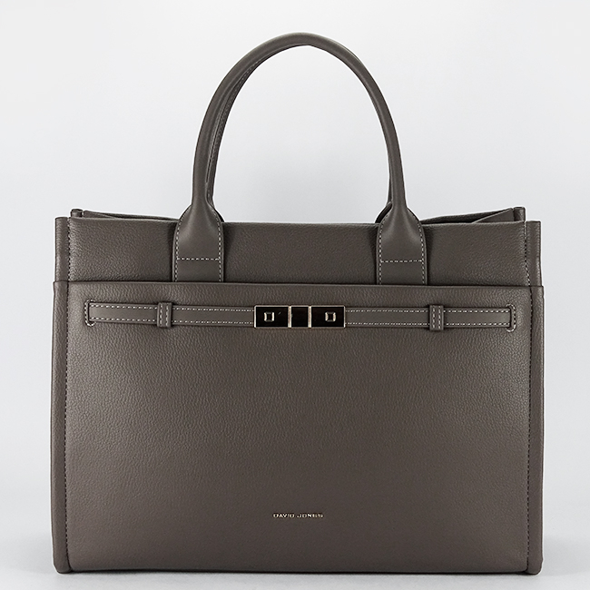 Geanta gri inchis mare David Jones CM7736 17 [1]