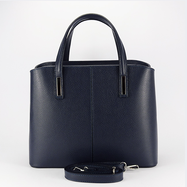Geanta mare bleumarin din piele naturala 8922 130 [5]