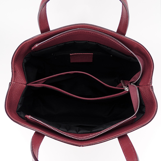 Geanta mare bordeaux din piele naturala 8922 130 [6]
