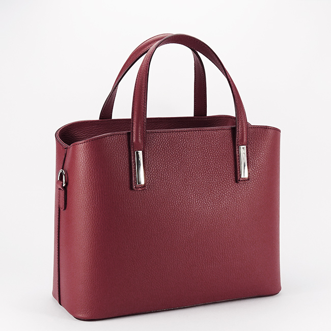 Geanta mare bordeaux din piele naturala 8922 130 [2]