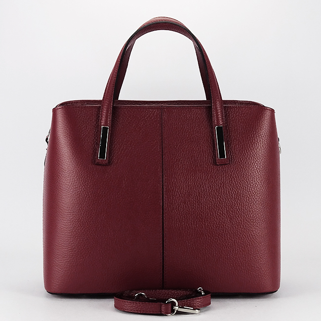 Geanta mare bordeaux din piele naturala 8922 M6 [6]