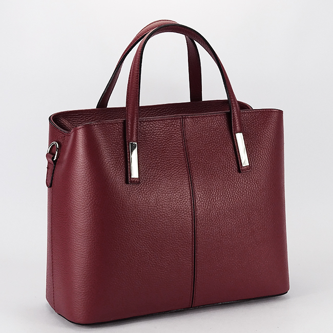 Geanta mare bordeaux din piele naturala 8922 M6 [3]